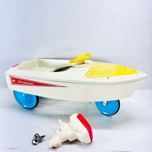 Xonex Skipper Boat Pedal Die Cast Metal 1:3 Scale 427/10,000 Read Description